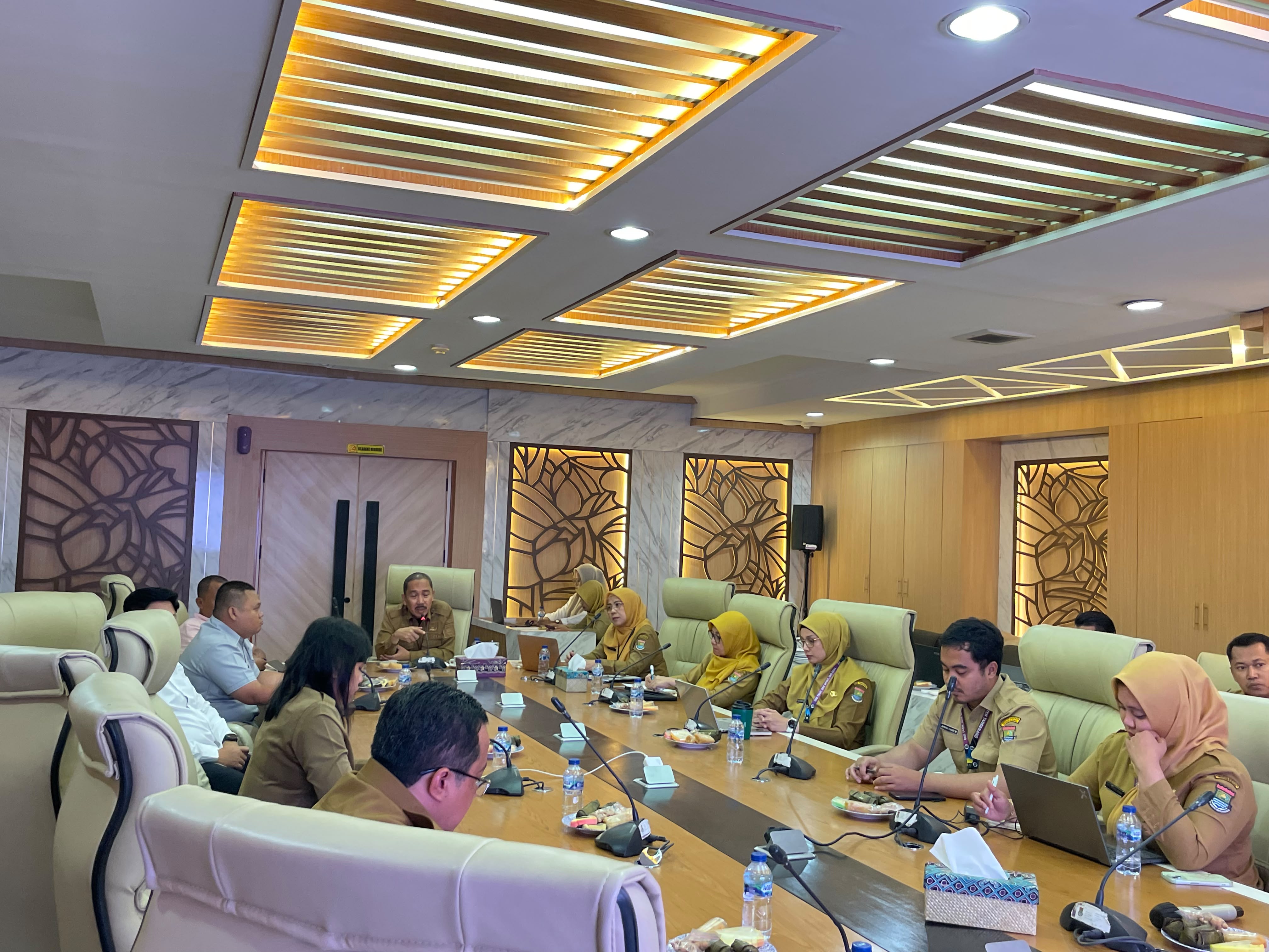 Rapat Koordinasi terkait Permohonan Pemanfaatan Aset PT Mitra Kerta Raharja Kabupaten Tangerang